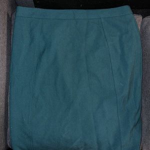 Pencil skirt, turquoise